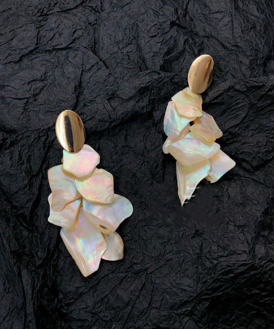 Original Design Alloy Shell Asymmetrical Drop Earrings