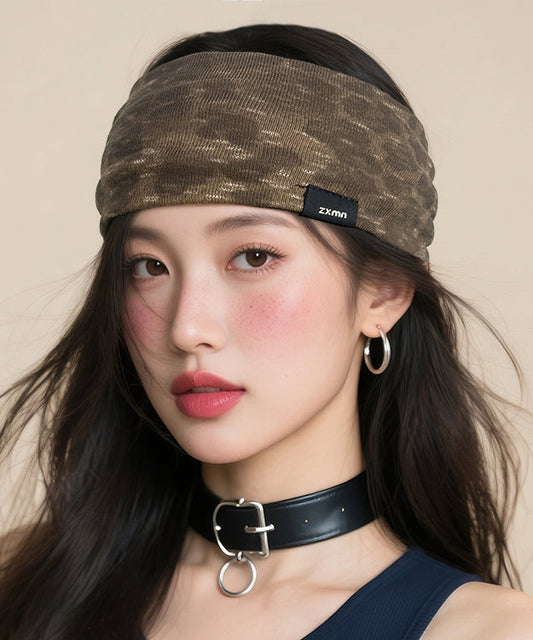 Original Design Camouflage Coffee Baotou Stirnband