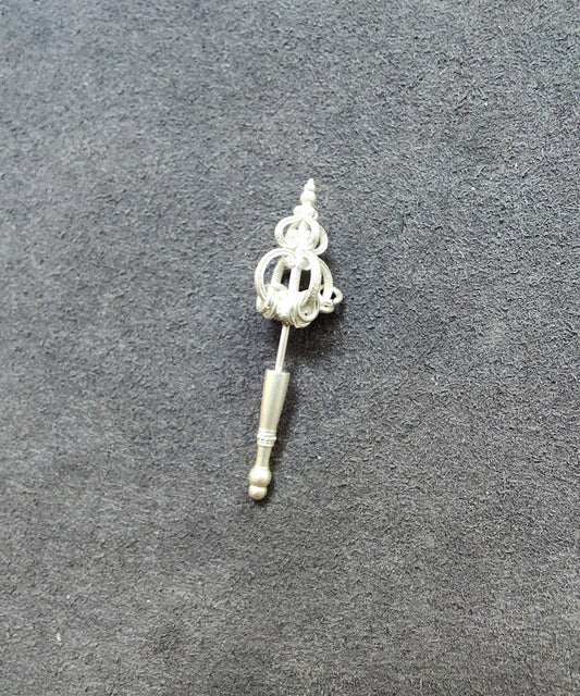 Original Design Gold Copper Zen Staff Earrings