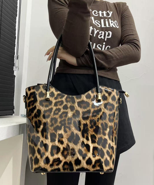 Original Design Leopard Large Capacity Shoulder Bags