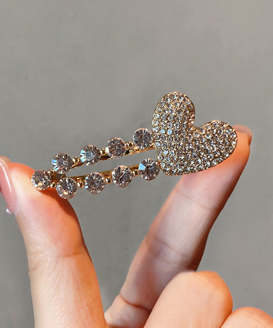 Original Design Pearl Alloy Love Hairpin