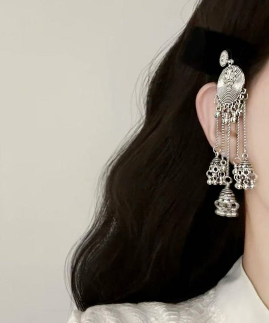 Retro-Haarnadel mit goldener Quaste aus beflockter Legierung