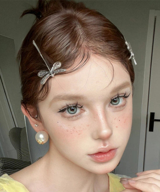 Retro Silk Metal Alloy Dragonfly Hairpin