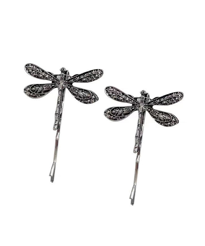 Retro Silk Metal Alloy Dragonfly Hairpin