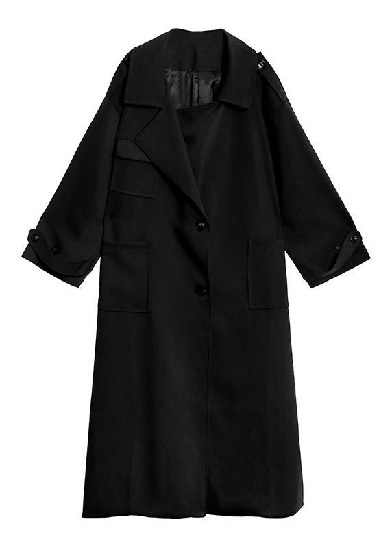 Simple green Fine tunics for women Wardrobes Notched tie waist fall coats - SooLinen