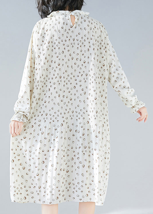Stil Cinched Chiffon Roben Plus Size Kleiderschränke weiß Plus Size Kleidung Kleid Sommer