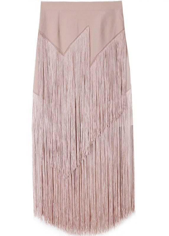 Vintage Rosa Zip Up Quaste Patchwork Rock Frühling