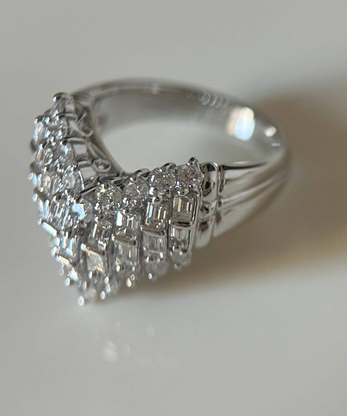 Women Silk Sterling Silver Zircon Love Rings