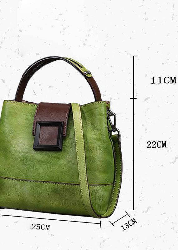 Luxuriöse Retro-Handtasche aus Leder, Umhängetasche