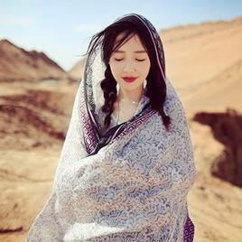 Women's summer seaside travel bikini swimsuit with white printed blouse - SooLinen