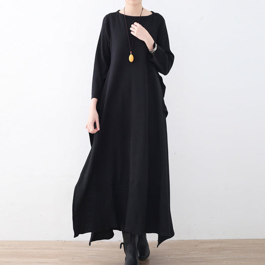 Boutique bark blau pullover kleider plus größe kleidung pullover frauen seite öffnen herbst kleider faux zwei stücke