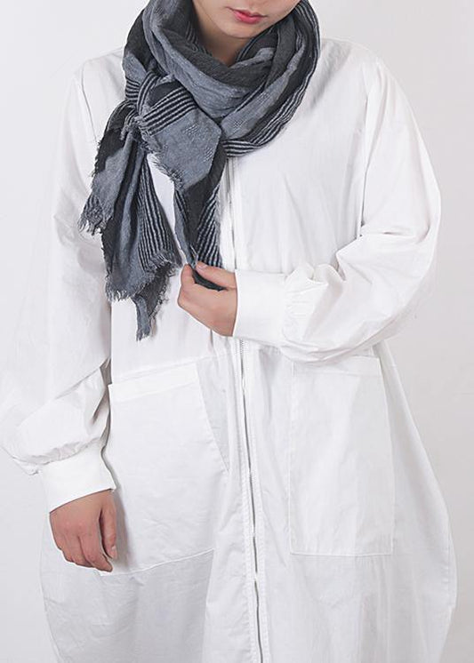 new 2019 black casual patchwork color scarf Imitation cashmere wild shawl - SooLinen