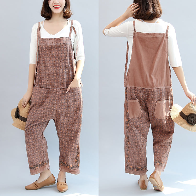 Neue herbst baumwolle patchwork prink hosen oversize overall hosen