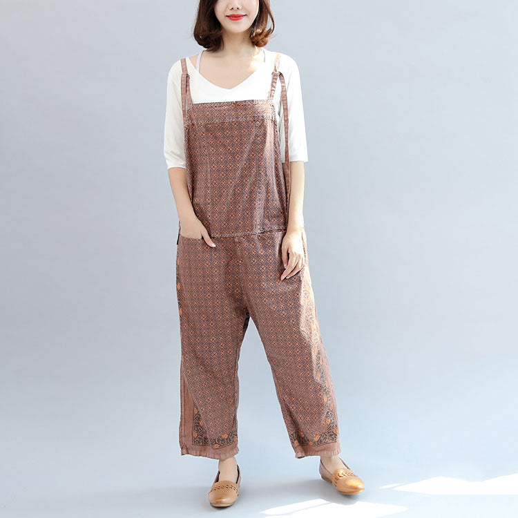 Neue herbst baumwolle patchwork prink hosen oversize overall hosen