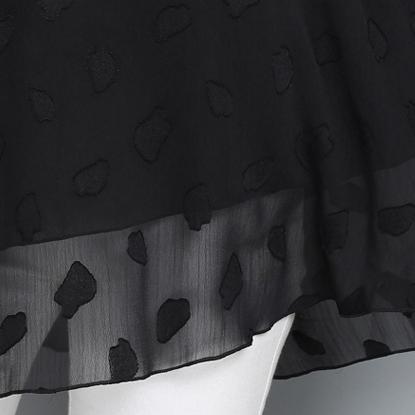 Sommer lässige schwarze Spitze T-Shirt lose Mode Langarm-Tops