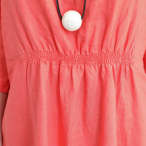 vintage khaki linen maxi dress Loose fitting tunic traveling clothing vintage bracelet sleeved kaftans