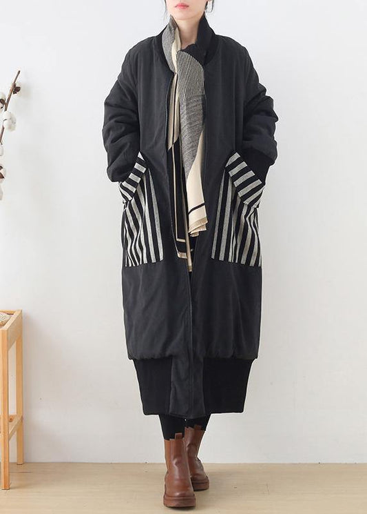 winter new original design jacket loose thick padded coat - SooLinen