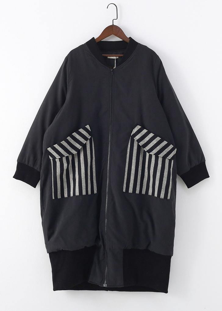 winter new original design jacket loose thick padded coat - SooLinen