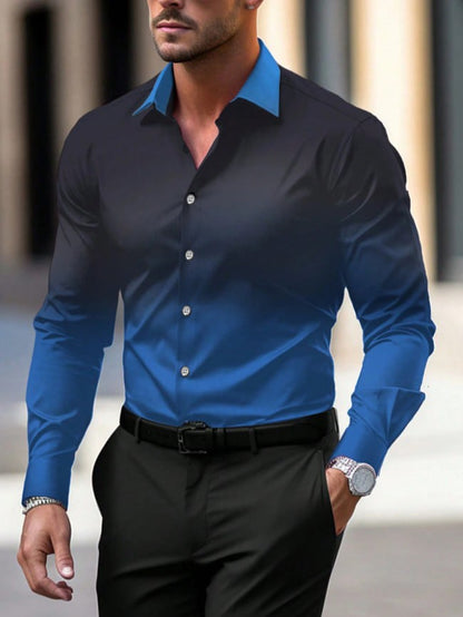 Men's Plaid Business Casual Shirt