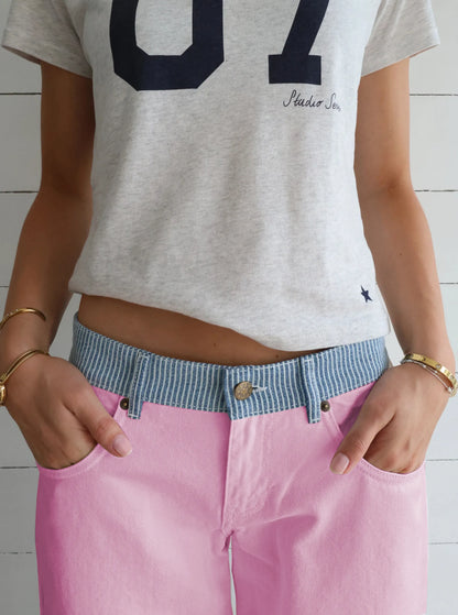 🔥Adjustable Wide Leg Jeans