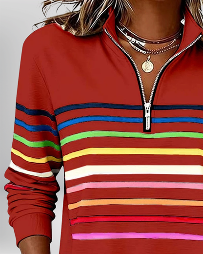 Luandy - Elegant Zip Jumper