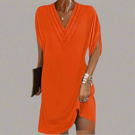 Elegant dress made from exquisite fabric