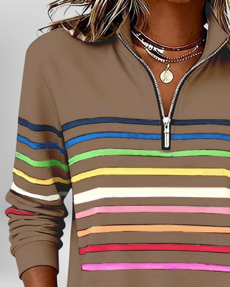 Luandy - Elegant Zip Jumper