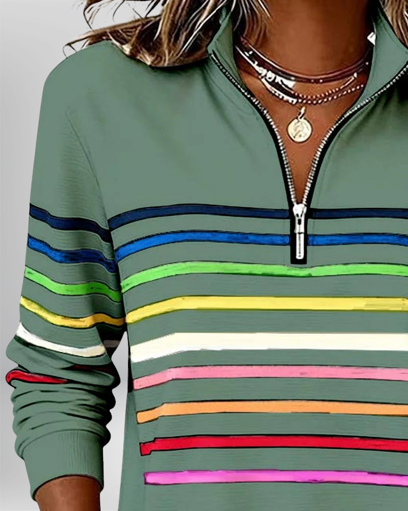 Luandy - Elegant Zip Jumper
