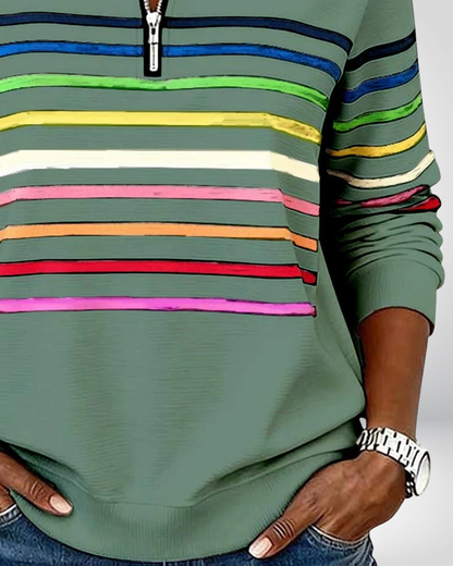 Luandy - Elegant Zip Jumper