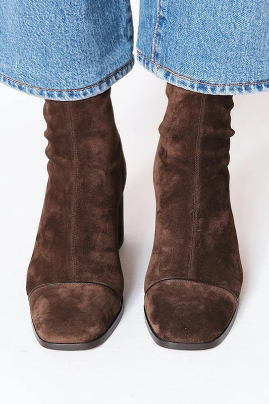 Mckenzie - Square Toe Heeled Boots
