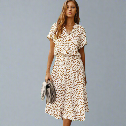 Summer Dress Made from Exquisite Fabric