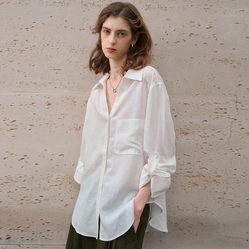 Classic Linen Shirt for Women