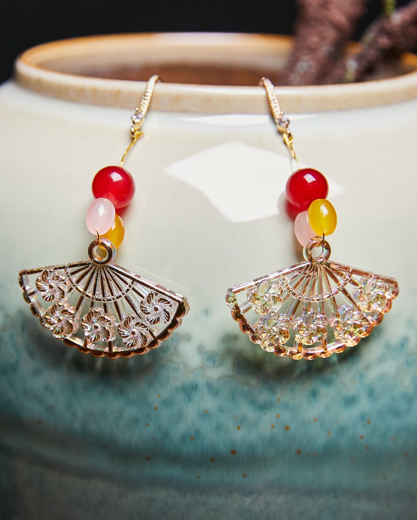 Pendientes colgantes de acrílico Unique Sector