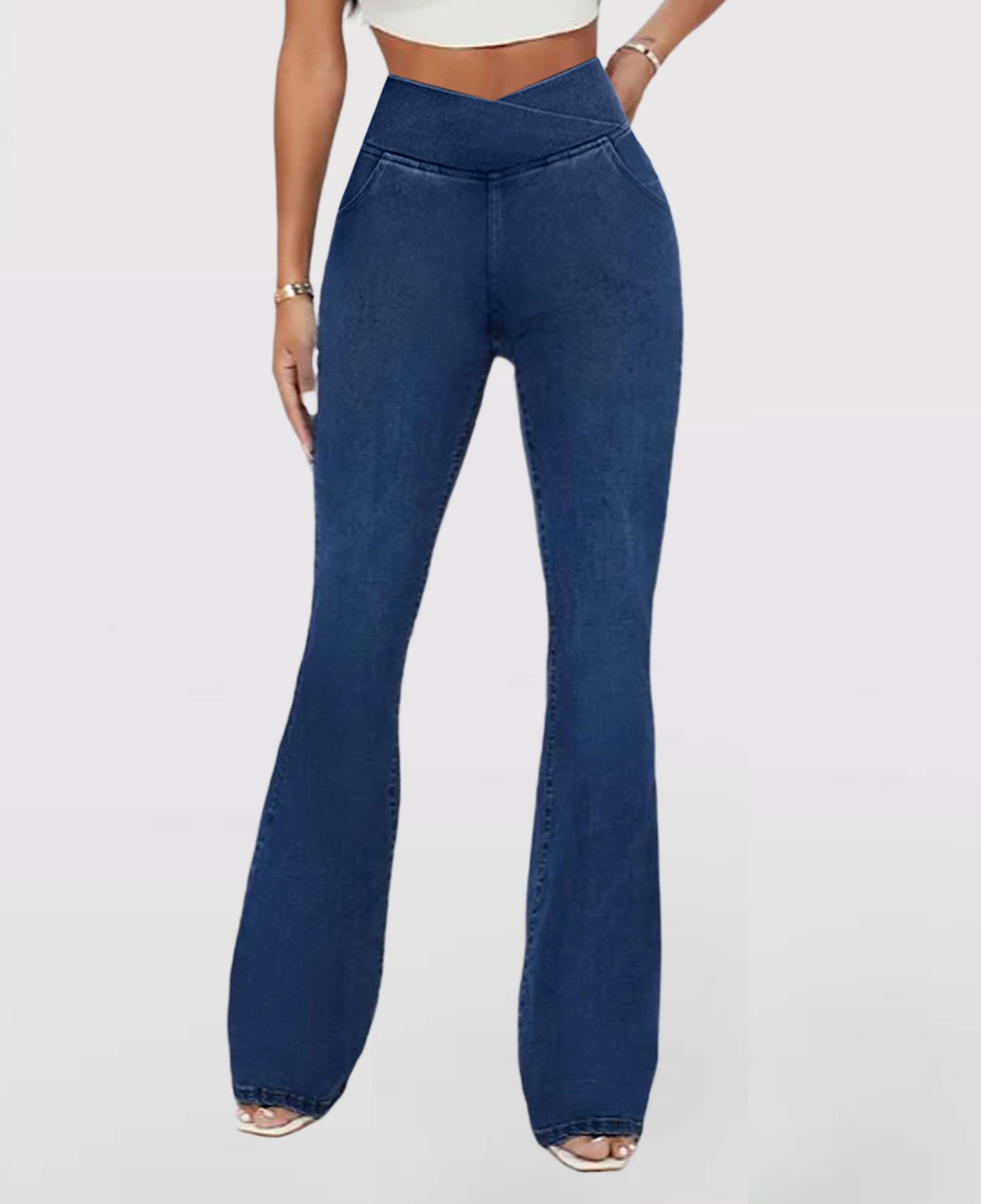 Crossed High Waist Jeans [LAST DAY OF SALE 🔥]