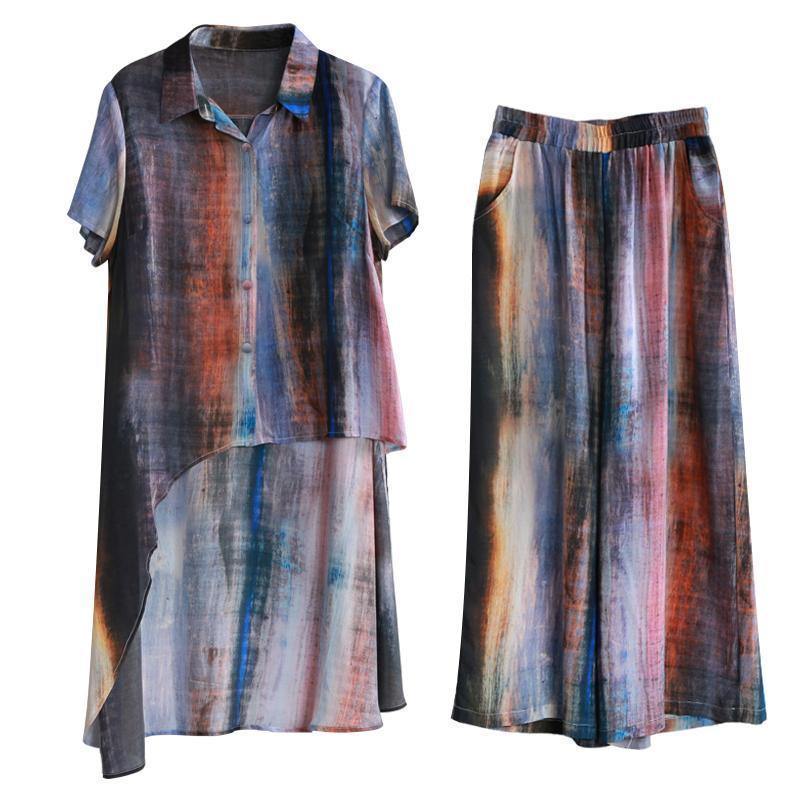 20 summer women's suit irregular high-end two-piece suit - SooLinen