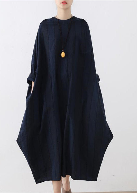 2024 Herbst weite Baumwollkleider übergroße lange Leinenkleider Plus Size Herbstoutfits keine Begrenzung der Körperform
