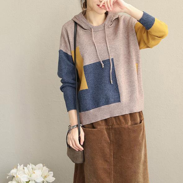2018 New Vintage Hoodie Loose Sweater Women Casual Tops - SooLinen