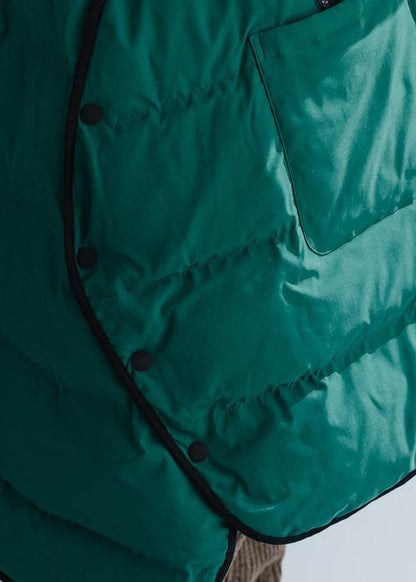 2019 schwarze Baumwolljacke trendige Plus-Size-Stehkragen mit Reißverschluss Warme Taschen dicke Winter-Baumwollmäntel