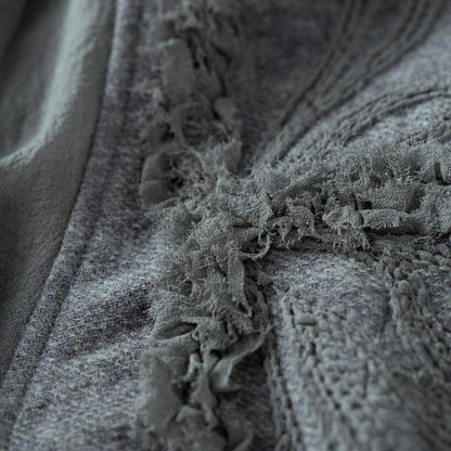 2019 embroidery wool coat for woman plus size maxi coat  women coats - SooLinen