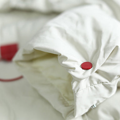 2019 weiße Outfits übergroßen Stehkragen dicken Steppmantel Elegante zweireihige Daunenmäntel