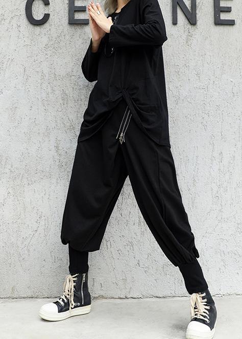 2019 fall new high waist pants loose casual women harem pants - SooLinen