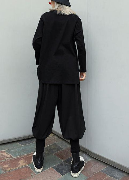 2019 fall new high waist pants loose casual women harem pants - SooLinen