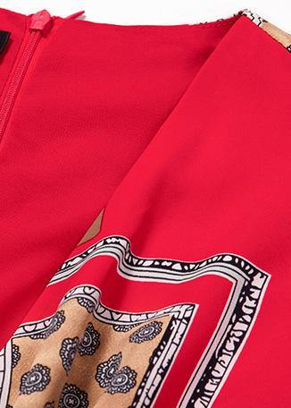 2019 vintage prints patchwork wild leg pants women  jumpsuit pant - SooLinen