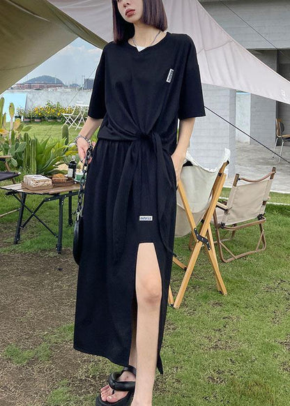 2021 Black Short Top High Waist Slim Skirt Two Piece Set - SooLinen