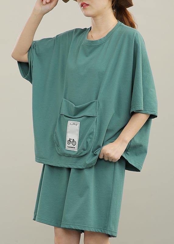 2021 Loose Home Big Pocket Sports Two Piece Women - SooLinen