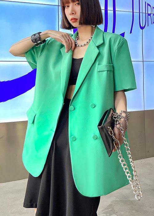 2021 New Summer Thin Short Sleeve Blazer Top - SooLinen