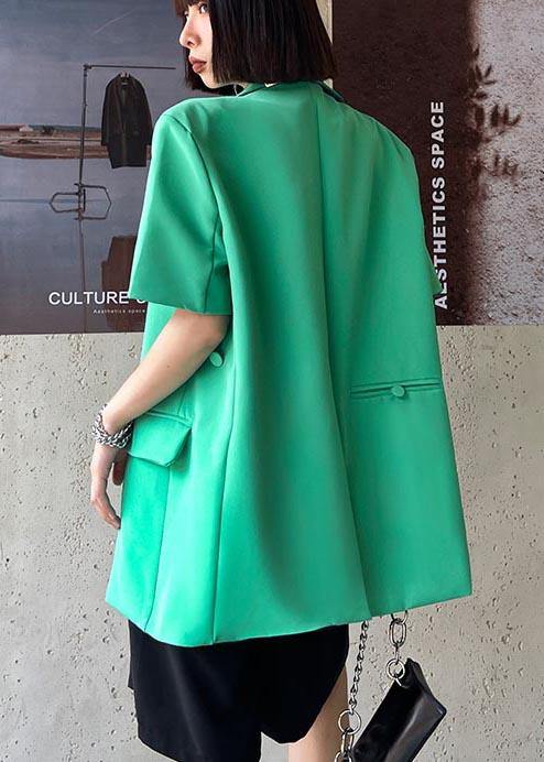 2021 New Summer Thin Short Sleeve Blazer Top - SooLinen