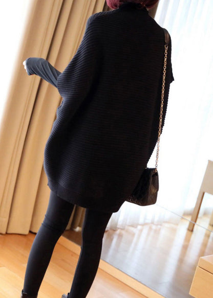 Französische hellgrüne O-Ausschnitt-Mode-Patchwork-Herbst-Strickweste