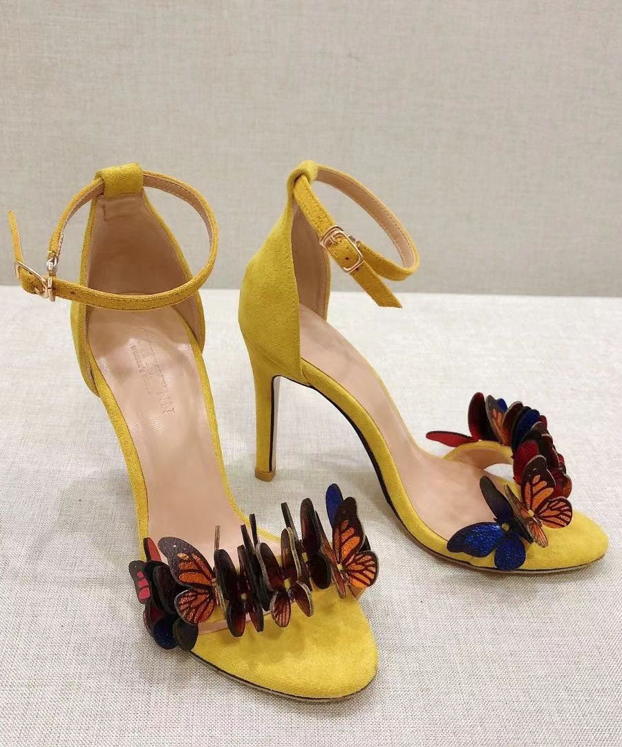 2024 Neue Sommer-Sandalen mit Schmetterlings-Stiletto-Absatz