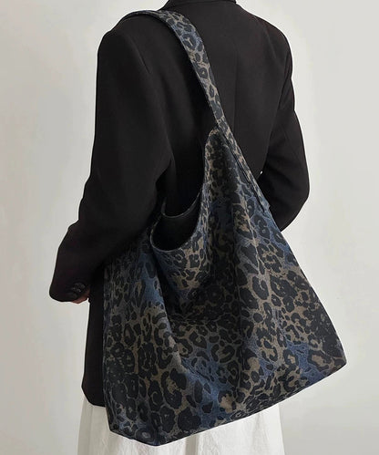 Bolso de hombro de gran capacidad con estampado de leopardo nuevo 2025